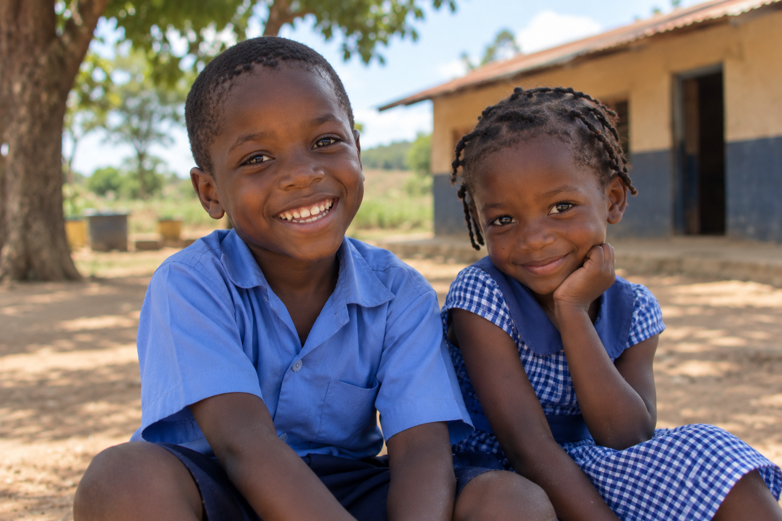 A child receiving care and support
