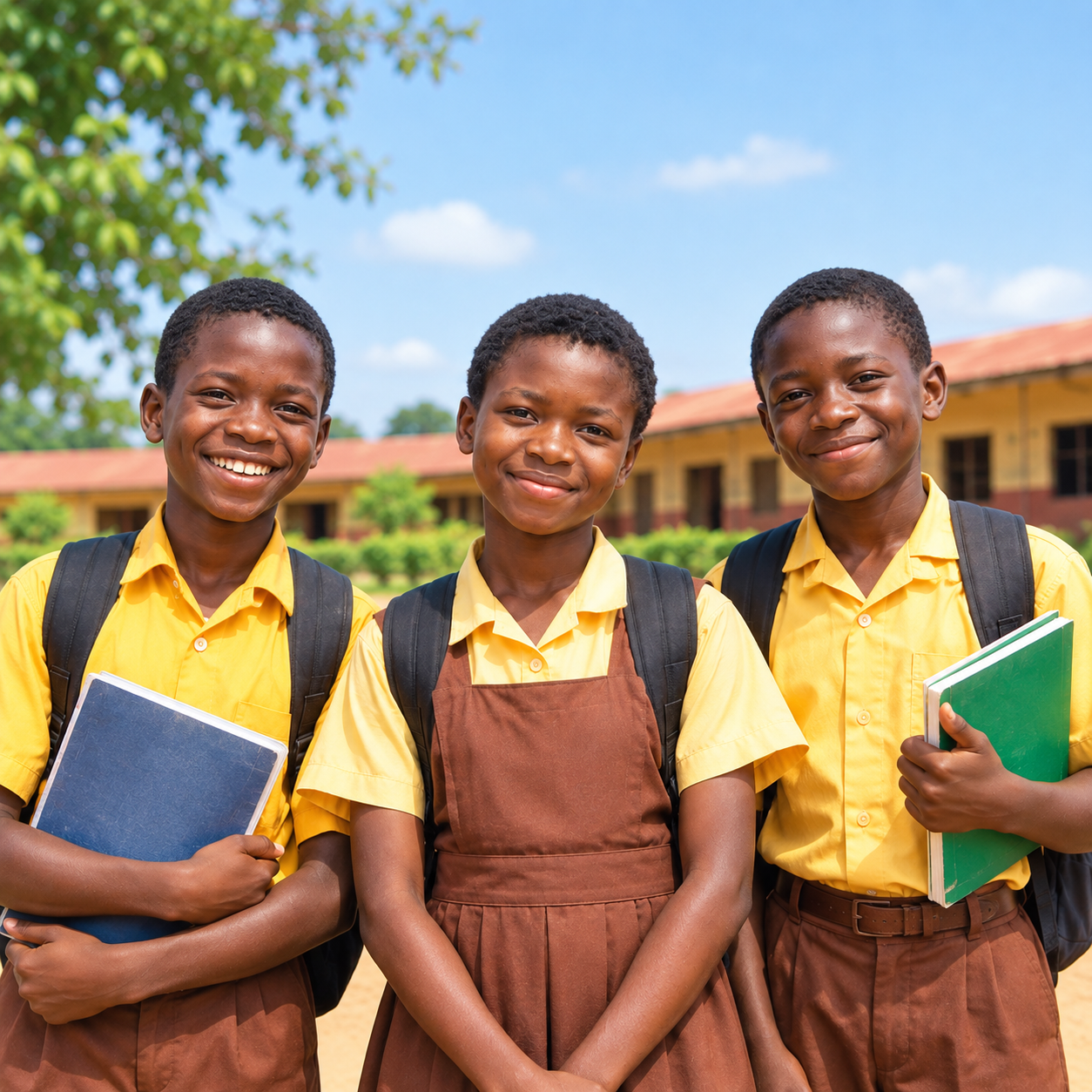 Children learning together with Soar Up Foundation
